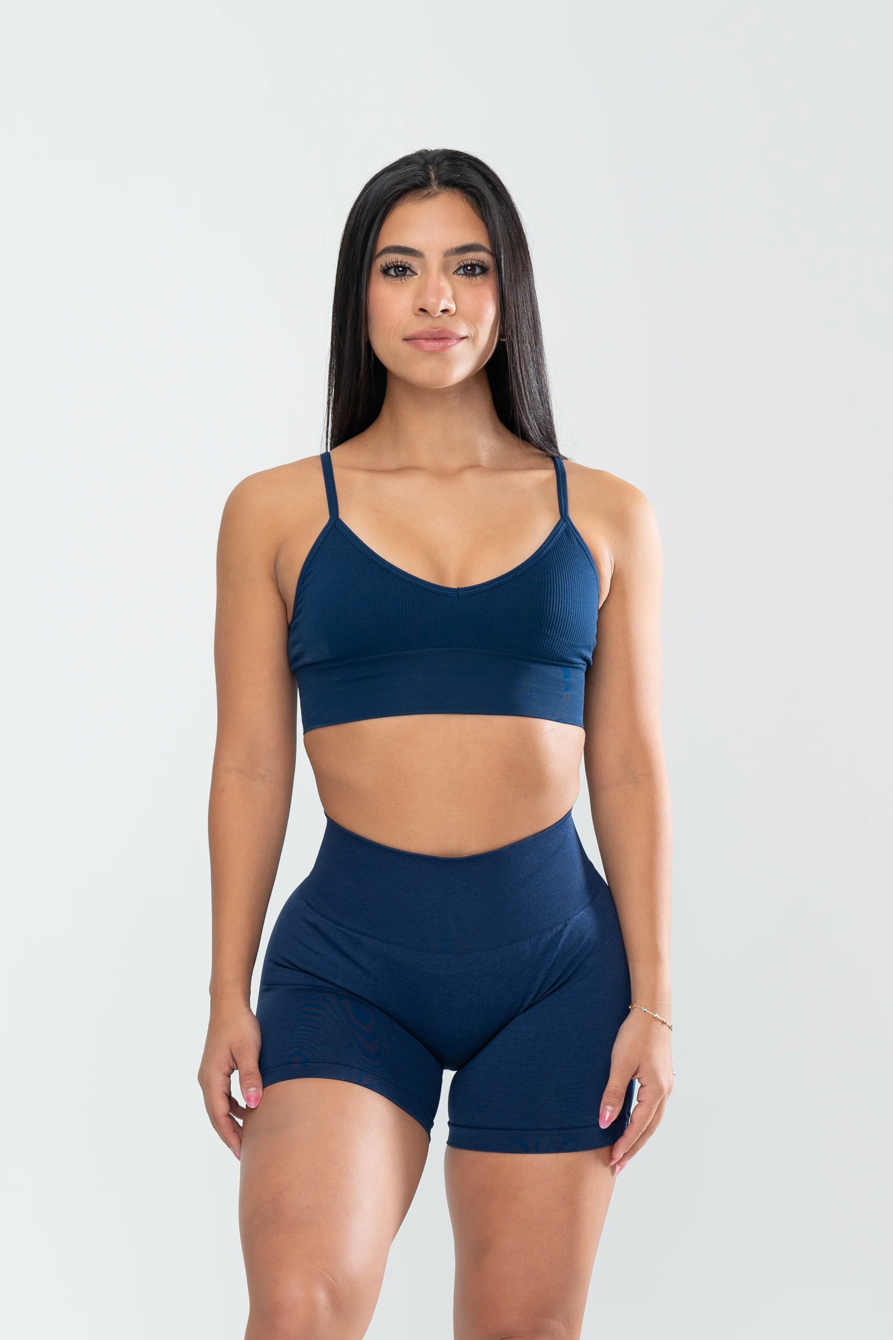 STELLA SEAMLESS BRA - NAVY - Image 3