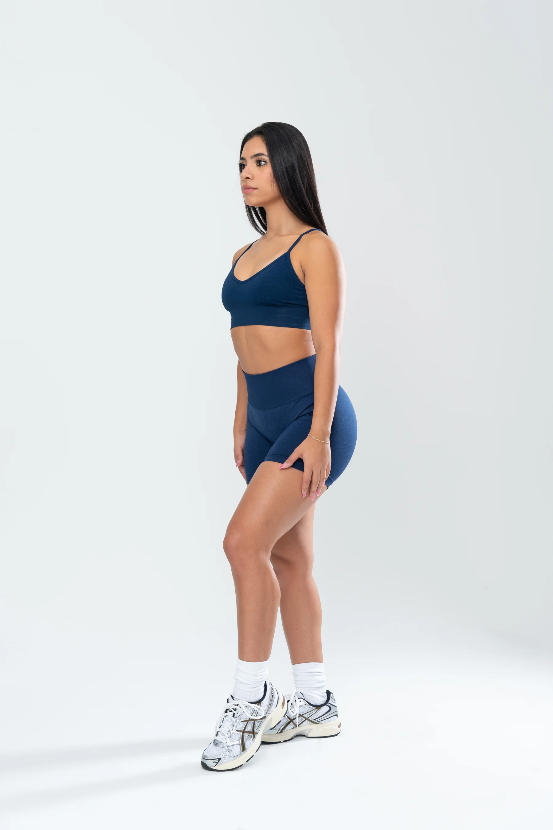 STELLA SEAMLESS BRA - NAVY - Image 5