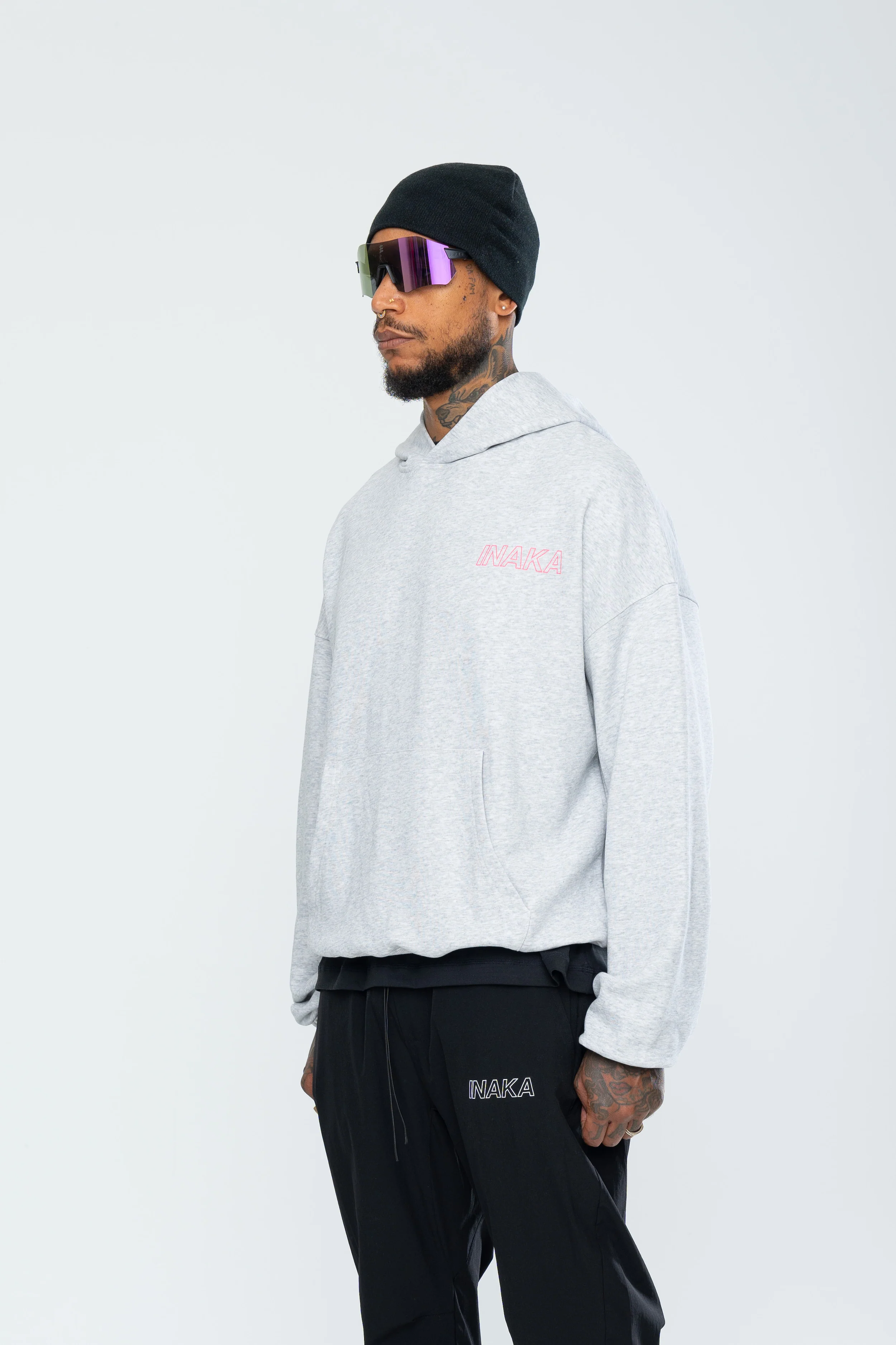 IRC TEAM HOODIE - GREY MARL - Image 5