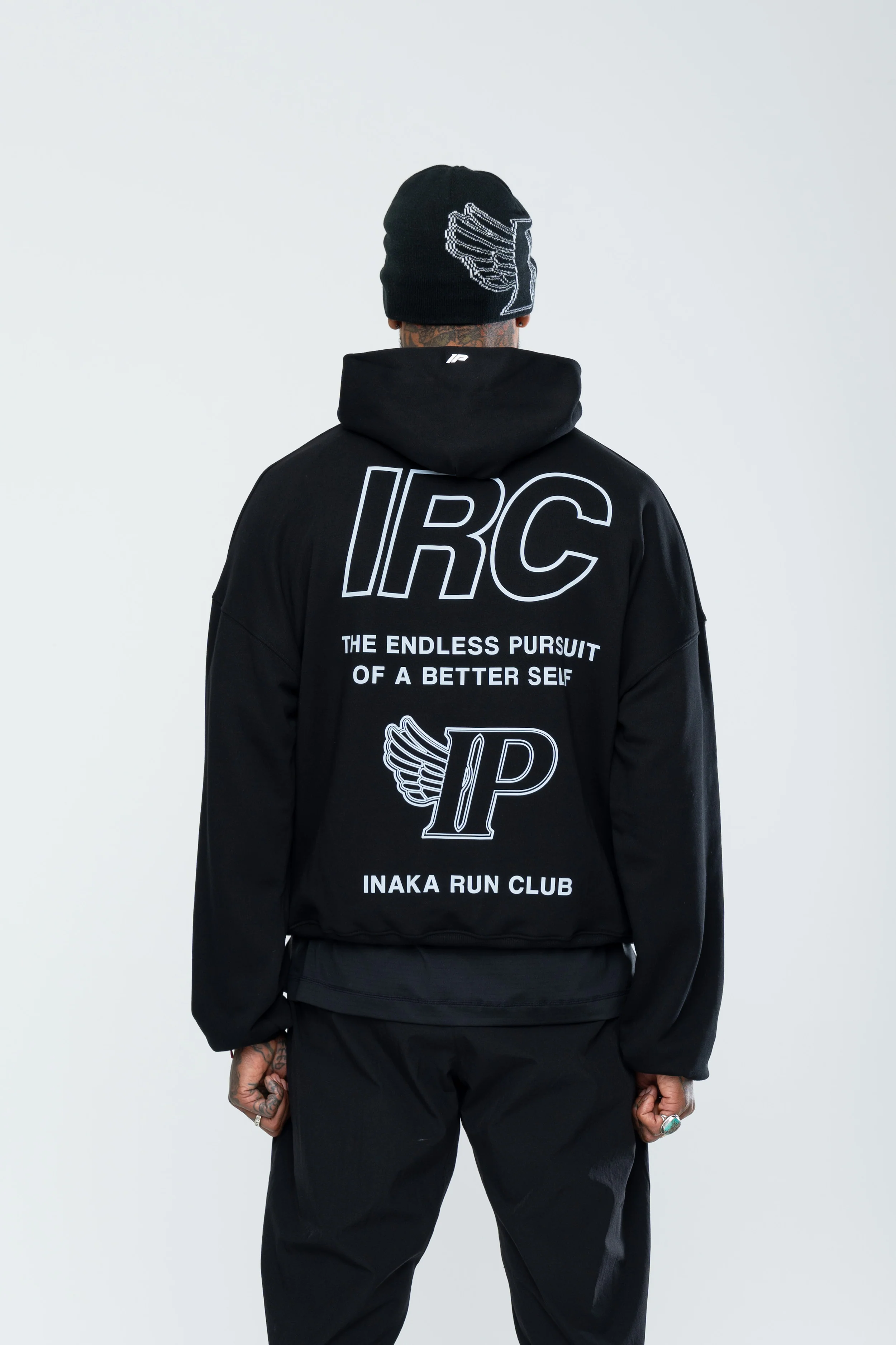 IRC TEAM HOODIE - BLACK - Image 2