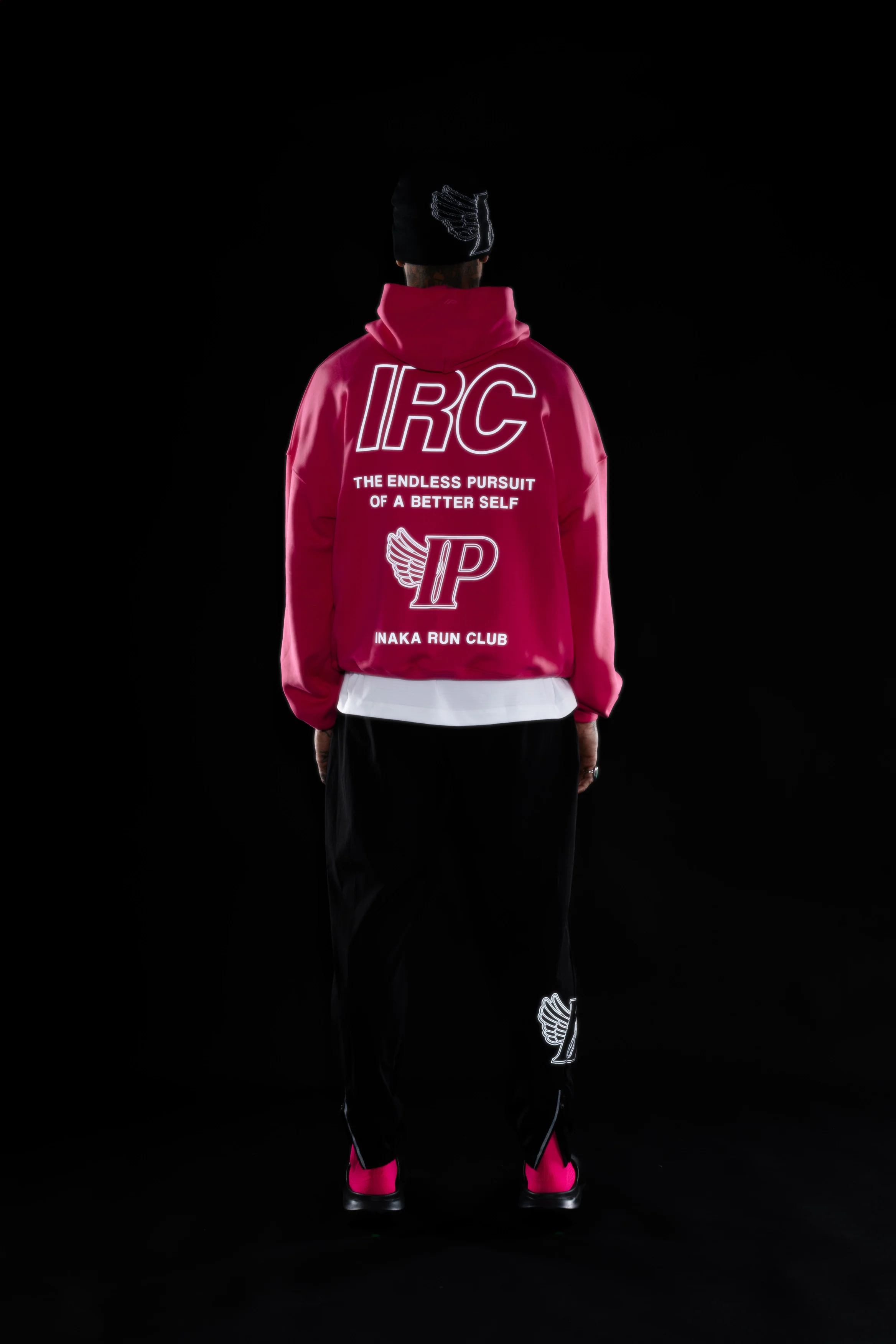 IRC TEAM HOODIE - ELECTRIC PINK - Image 14