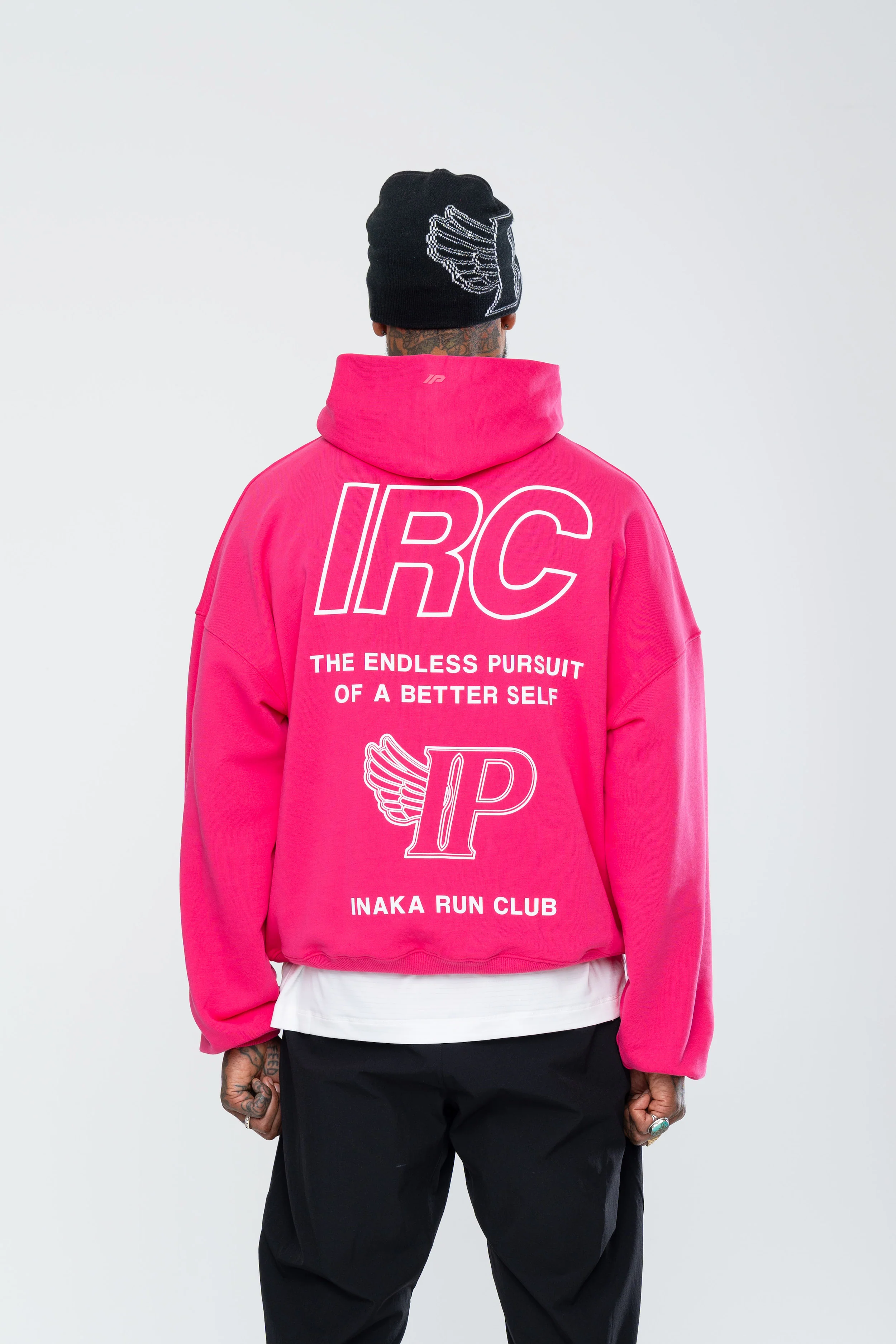 IRC TEAM HOODIE - ELECTRIC PINK - Image 2