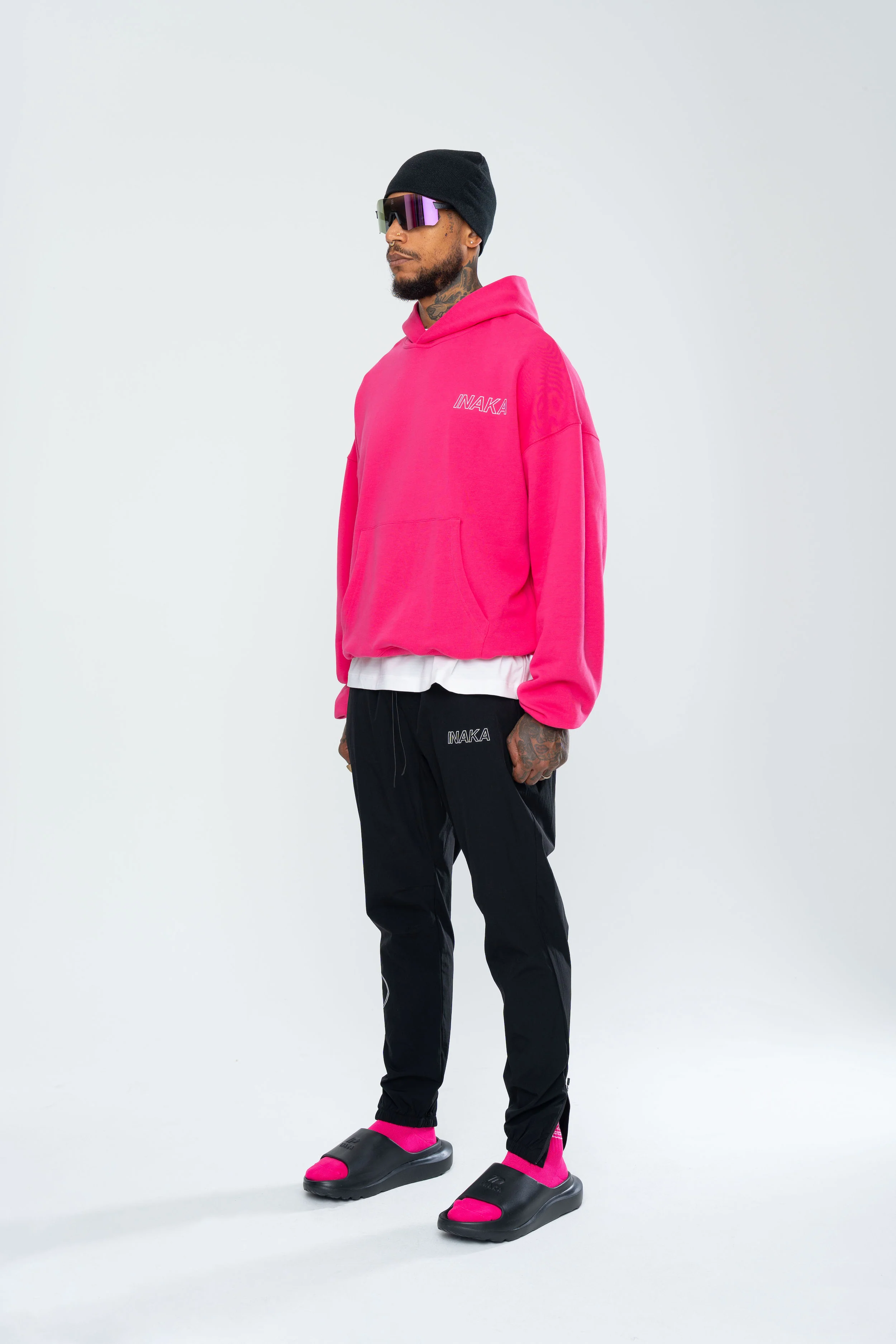 IRC TEAM HOODIE - ELECTRIC PINK - Image 4