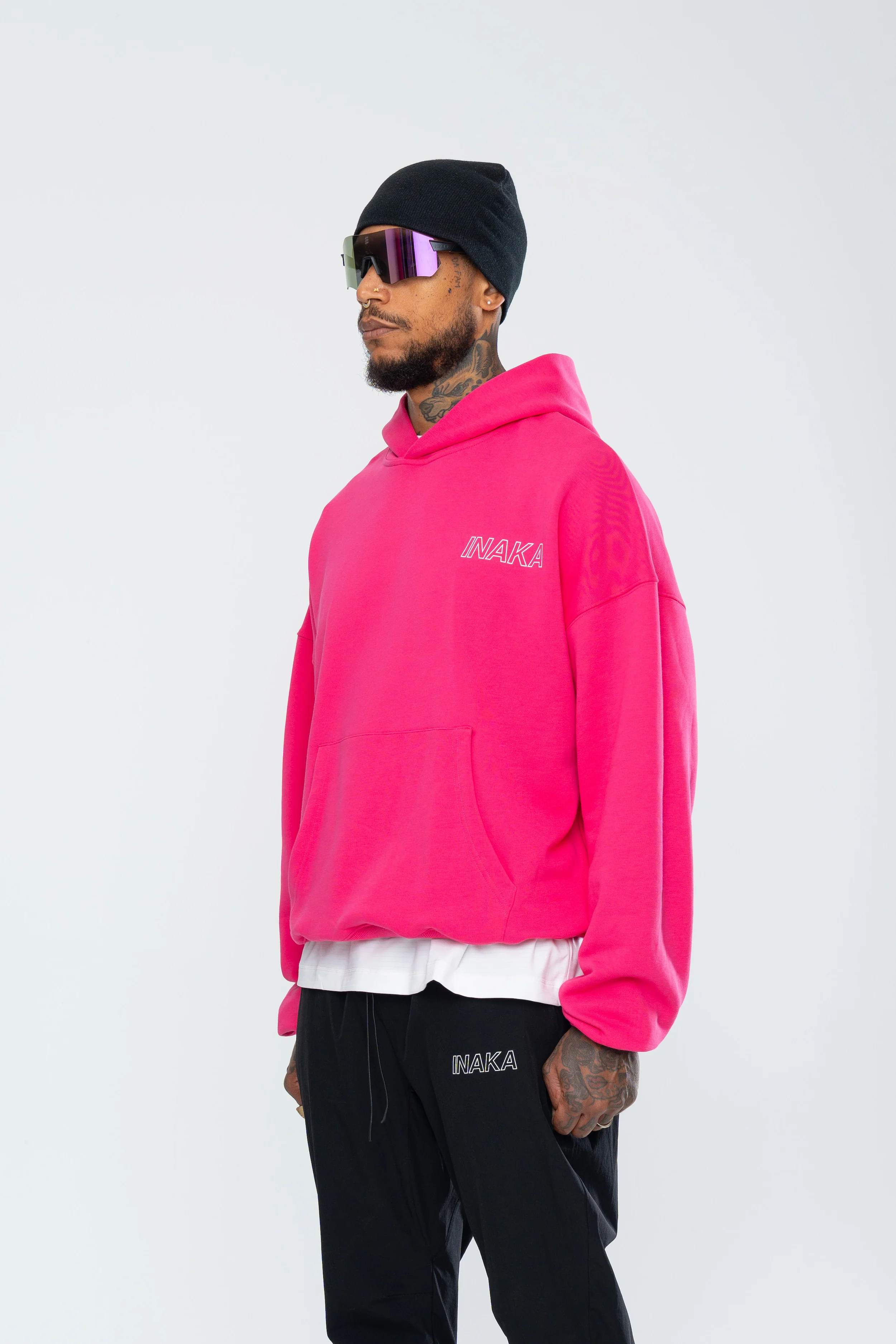 IRC TEAM HOODIE - ELECTRIC PINK - Image 5