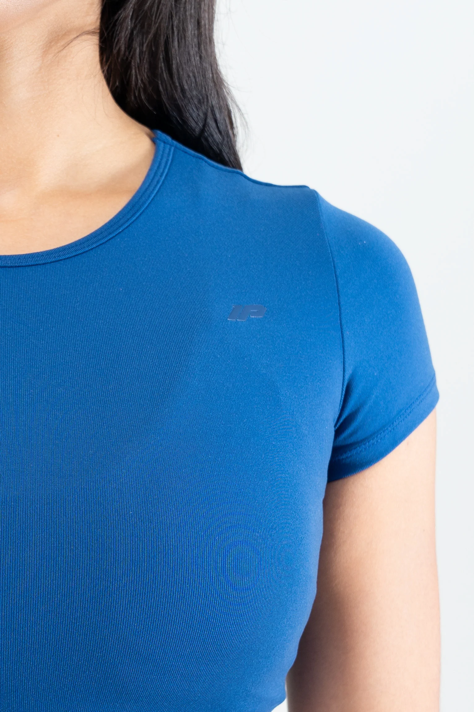 IVY CROPPED TEE - SLATE - Image 5