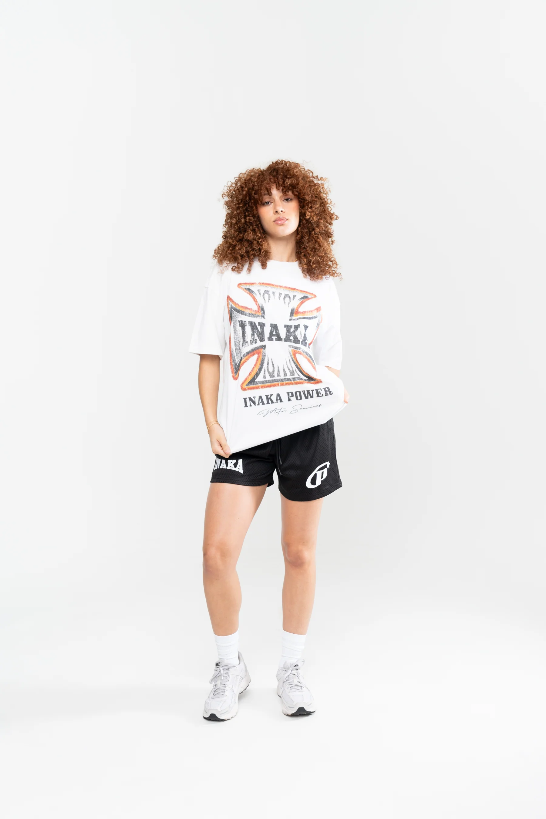 CROSS FLAME TEE - WHITE - Image 4