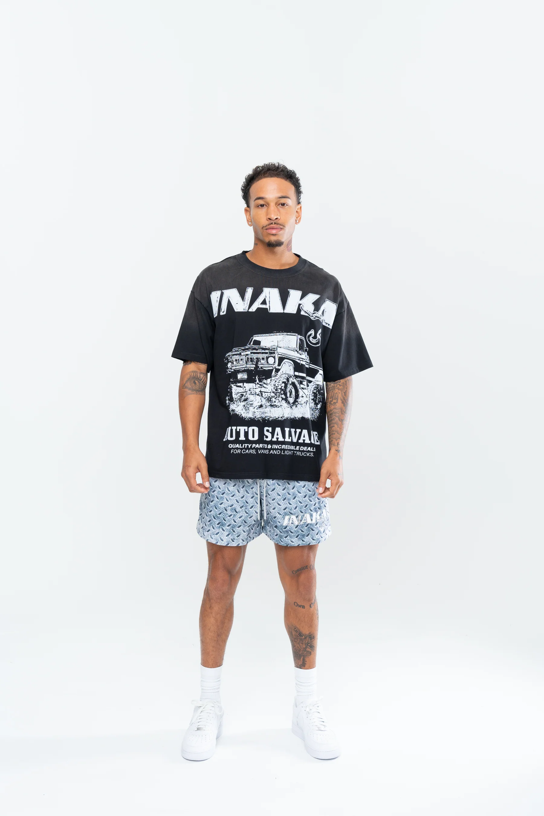 METAL MESH SHORTS - PLATINUM - Image 3