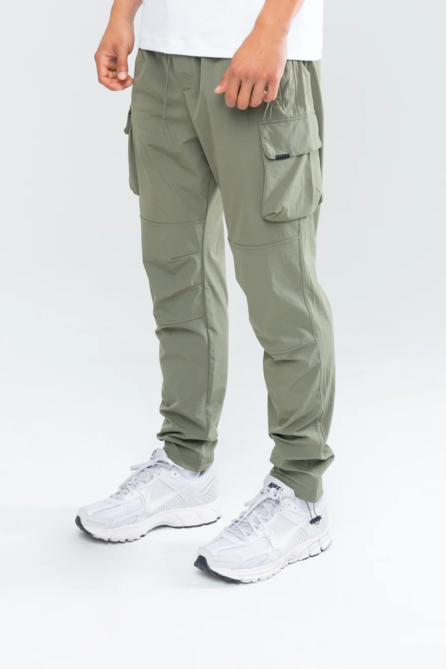 MEN'S PERFORMANCE TECH CARGO JOGGERS - OLIVE - Image 5