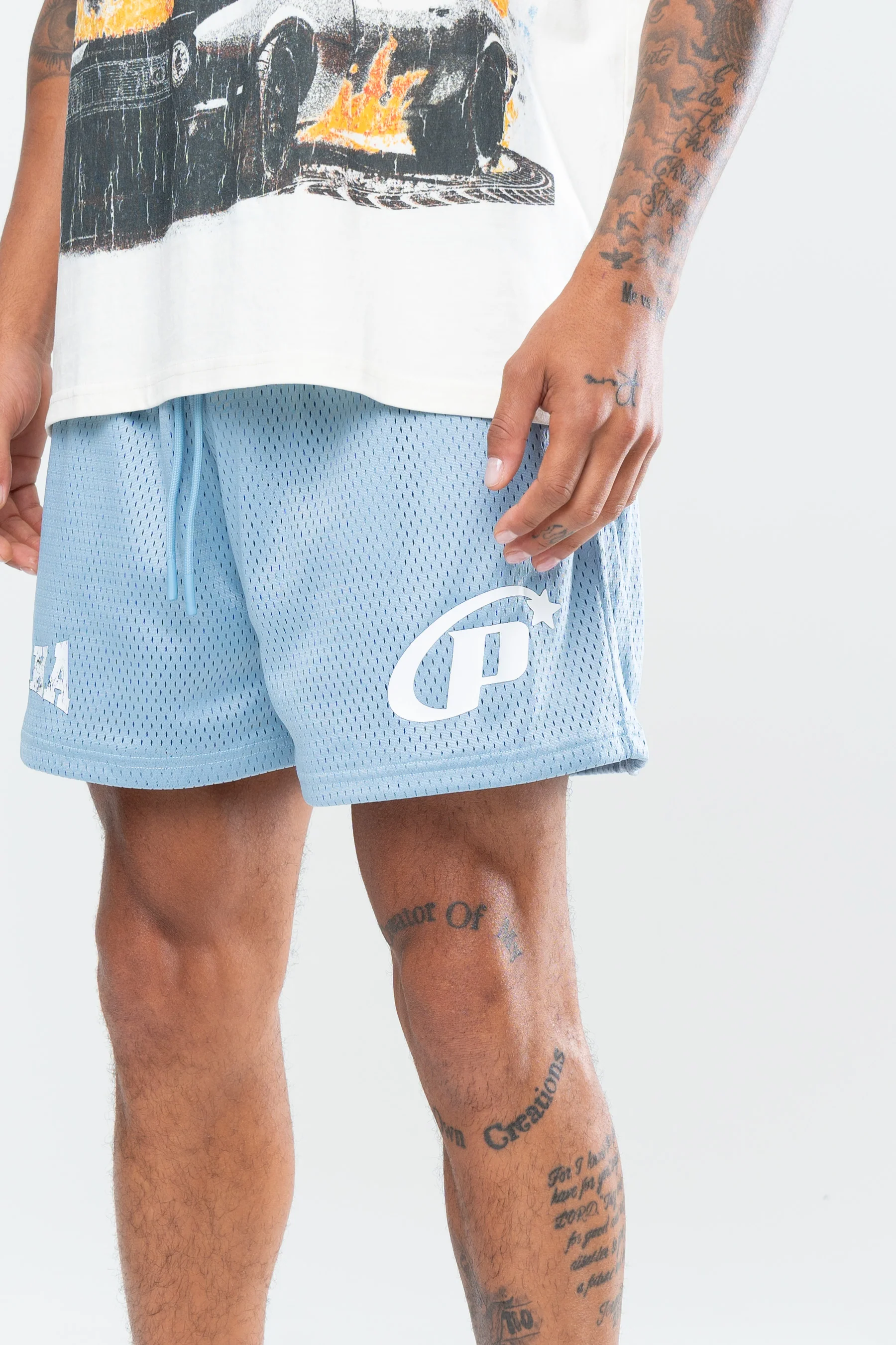 PSTAR MESH SHORTS - SKY BLUE - Image 2