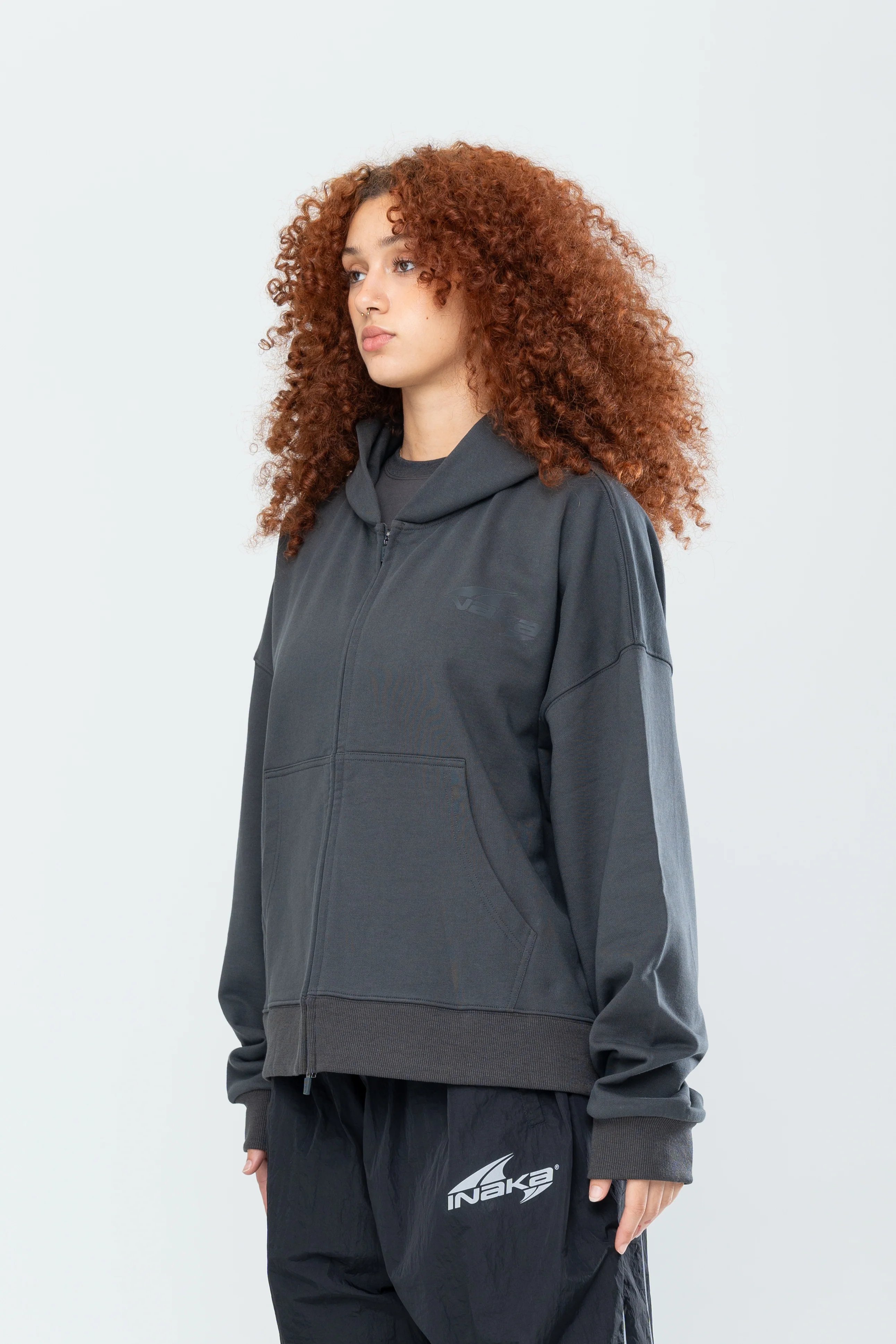 SUMMIT DOUBLE ZIP HOODIE - ASPHALT - Image 16