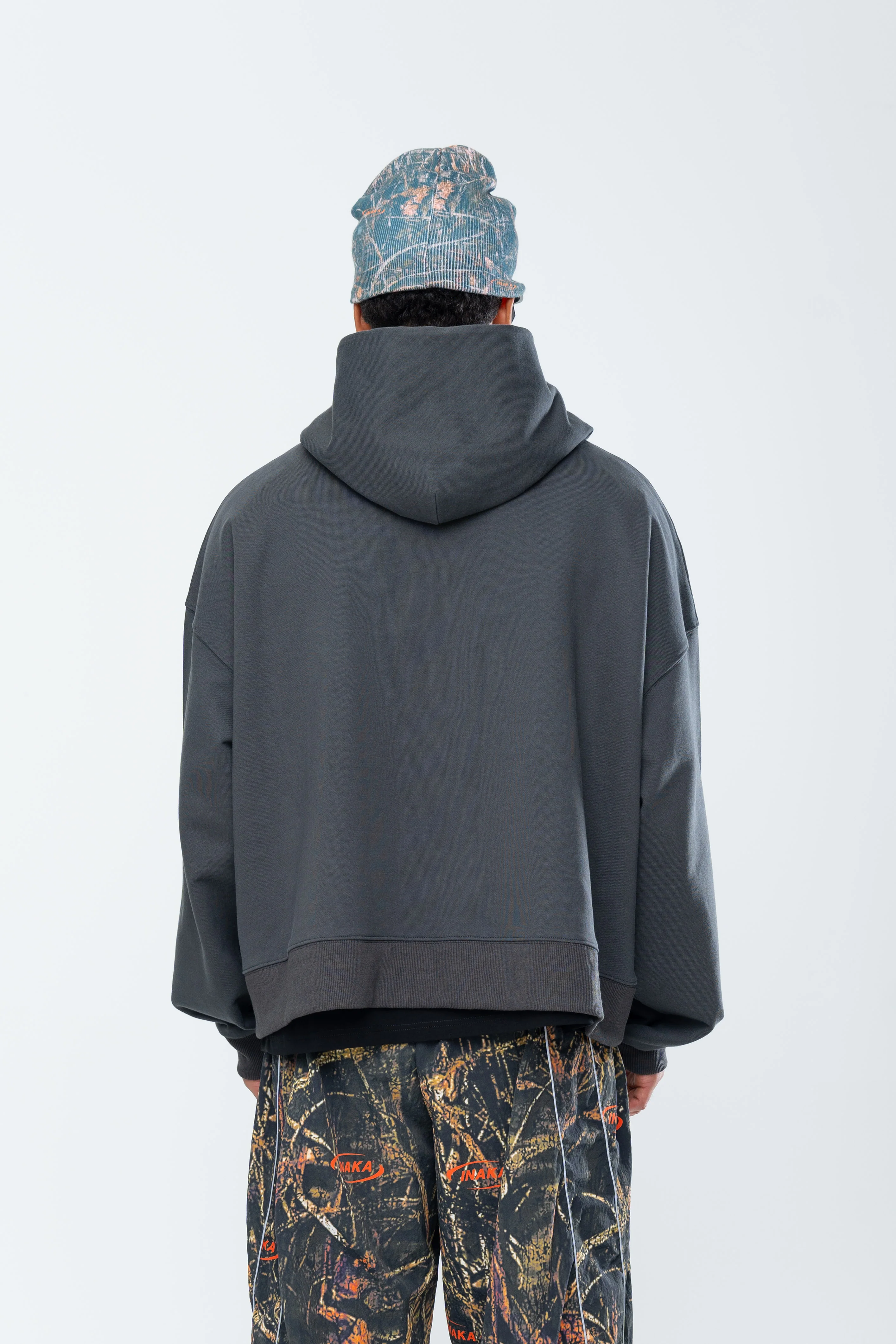 SUMMIT DOUBLE ZIP HOODIE - ASPHALT - Image 6