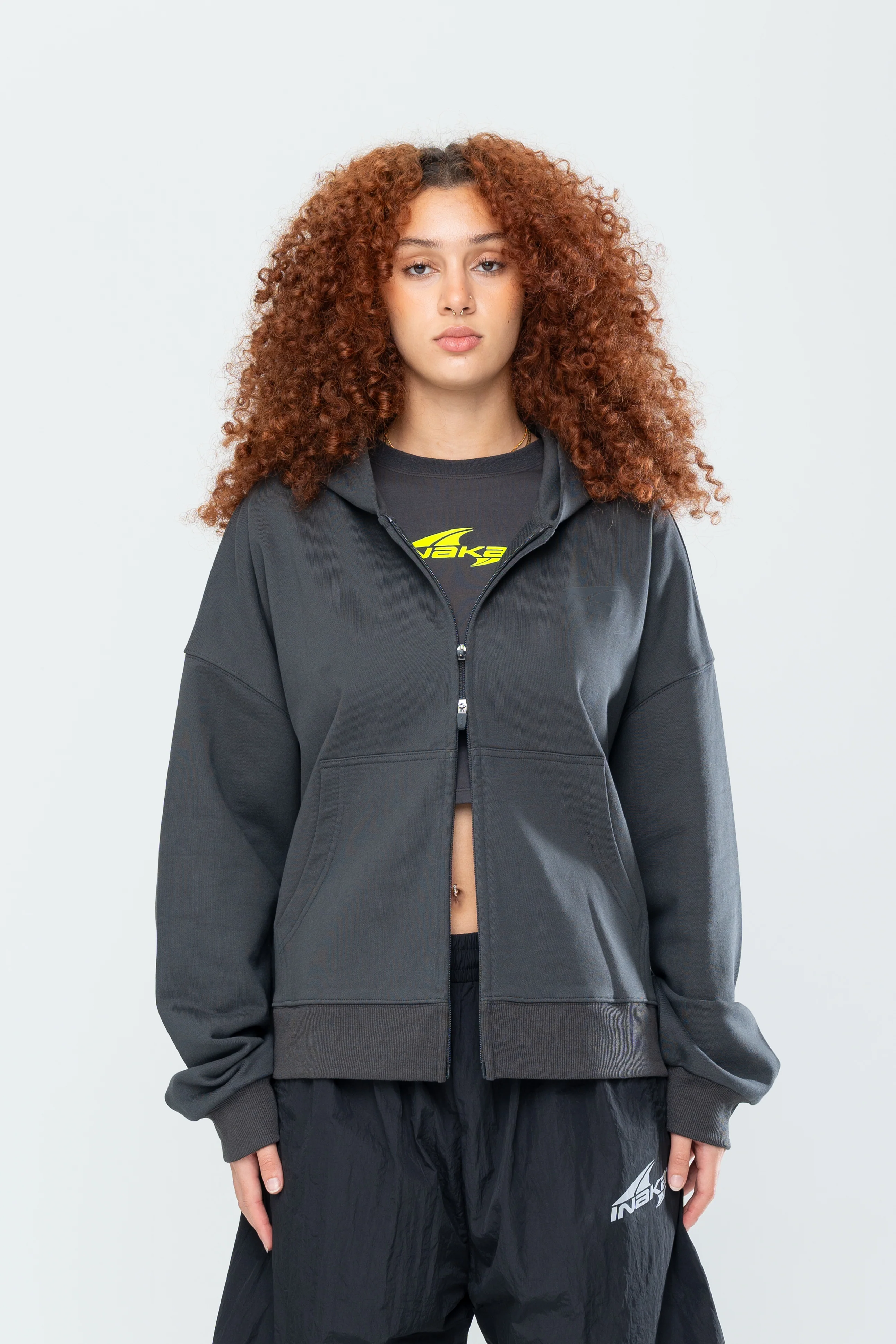 SUMMIT DOUBLE ZIP HOODIE - ASPHALT - Image 7