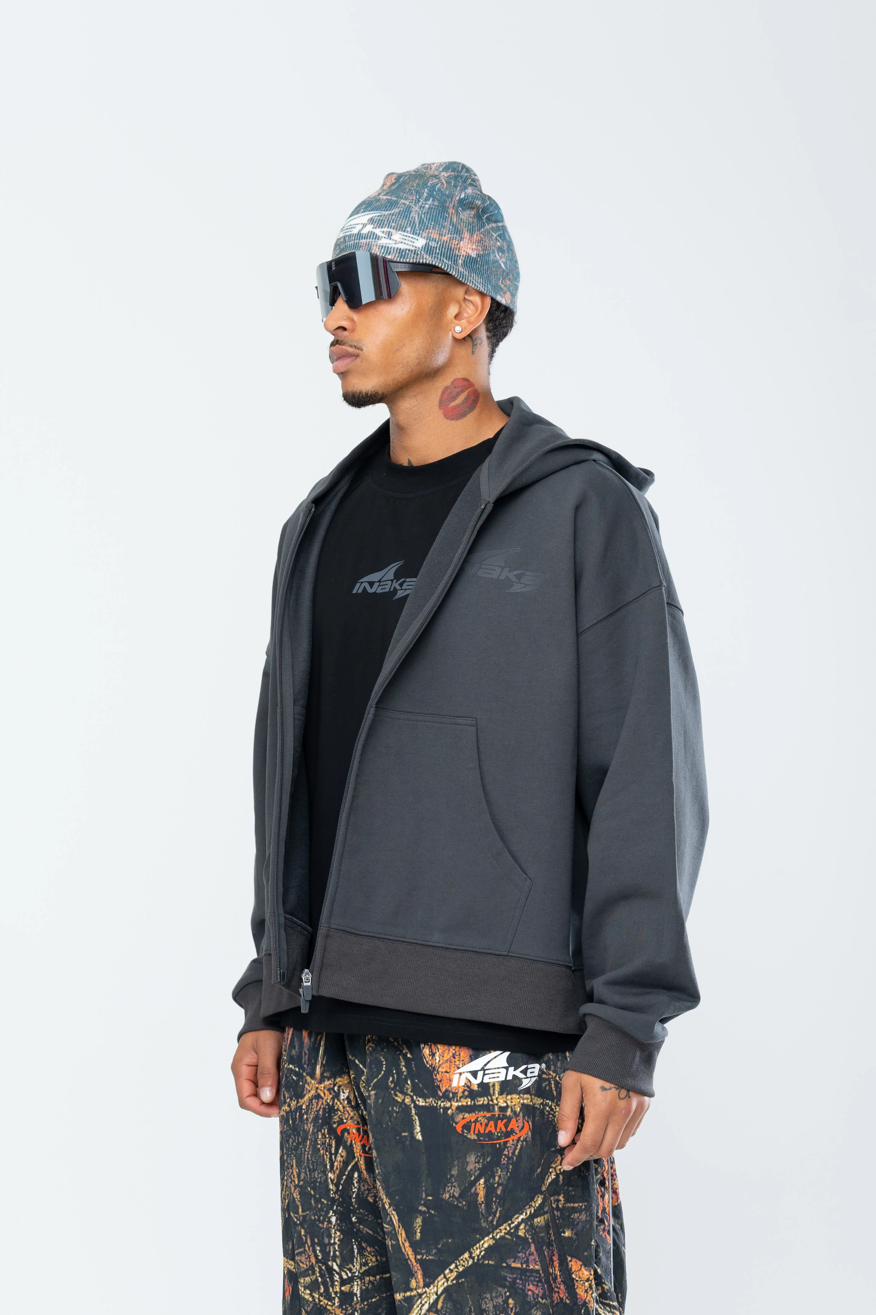 SUMMIT DOUBLE ZIP HOODIE - ASPHALT - Image 8