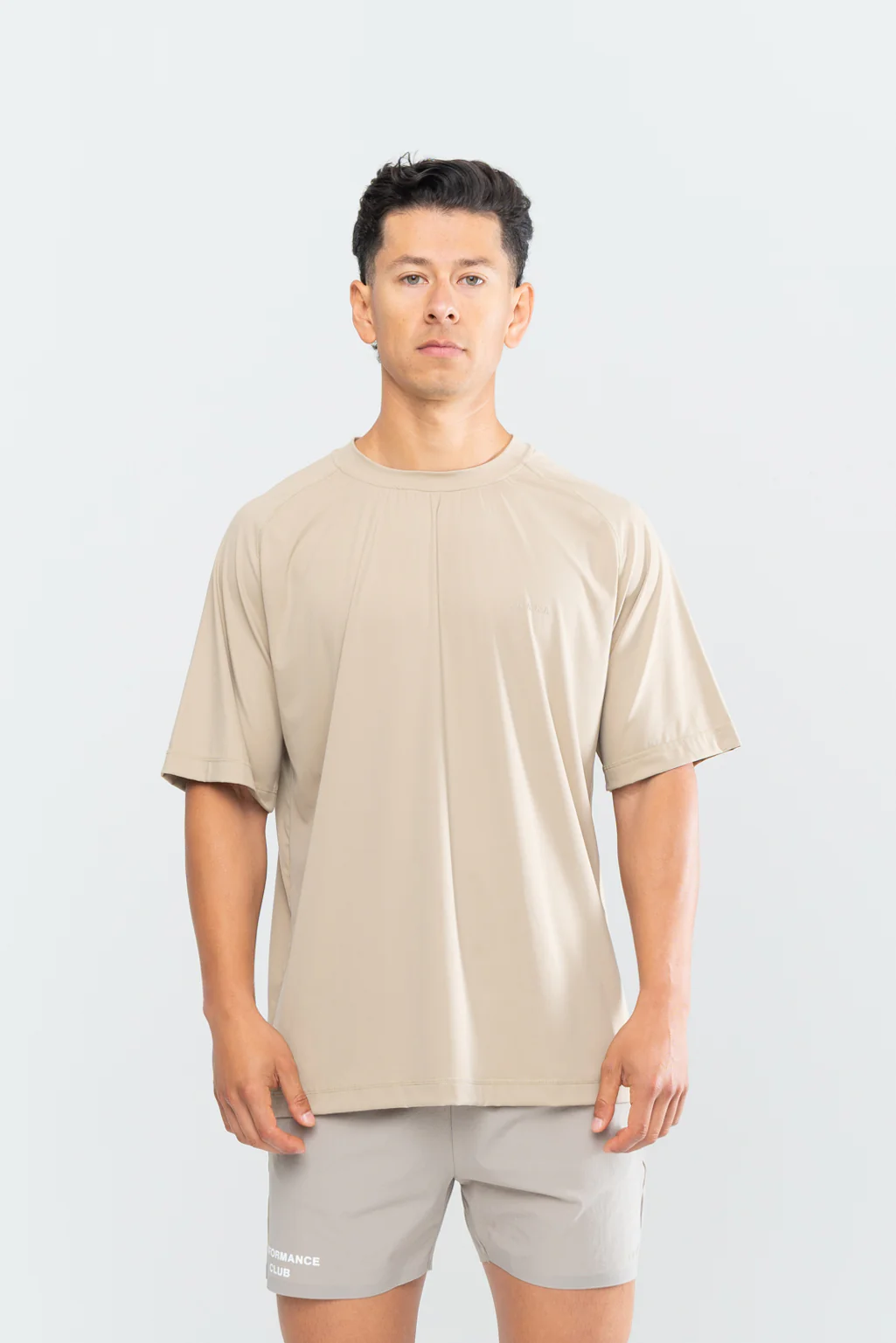 PERFORMANCE CLUB TEE - TAUPE - Image 4