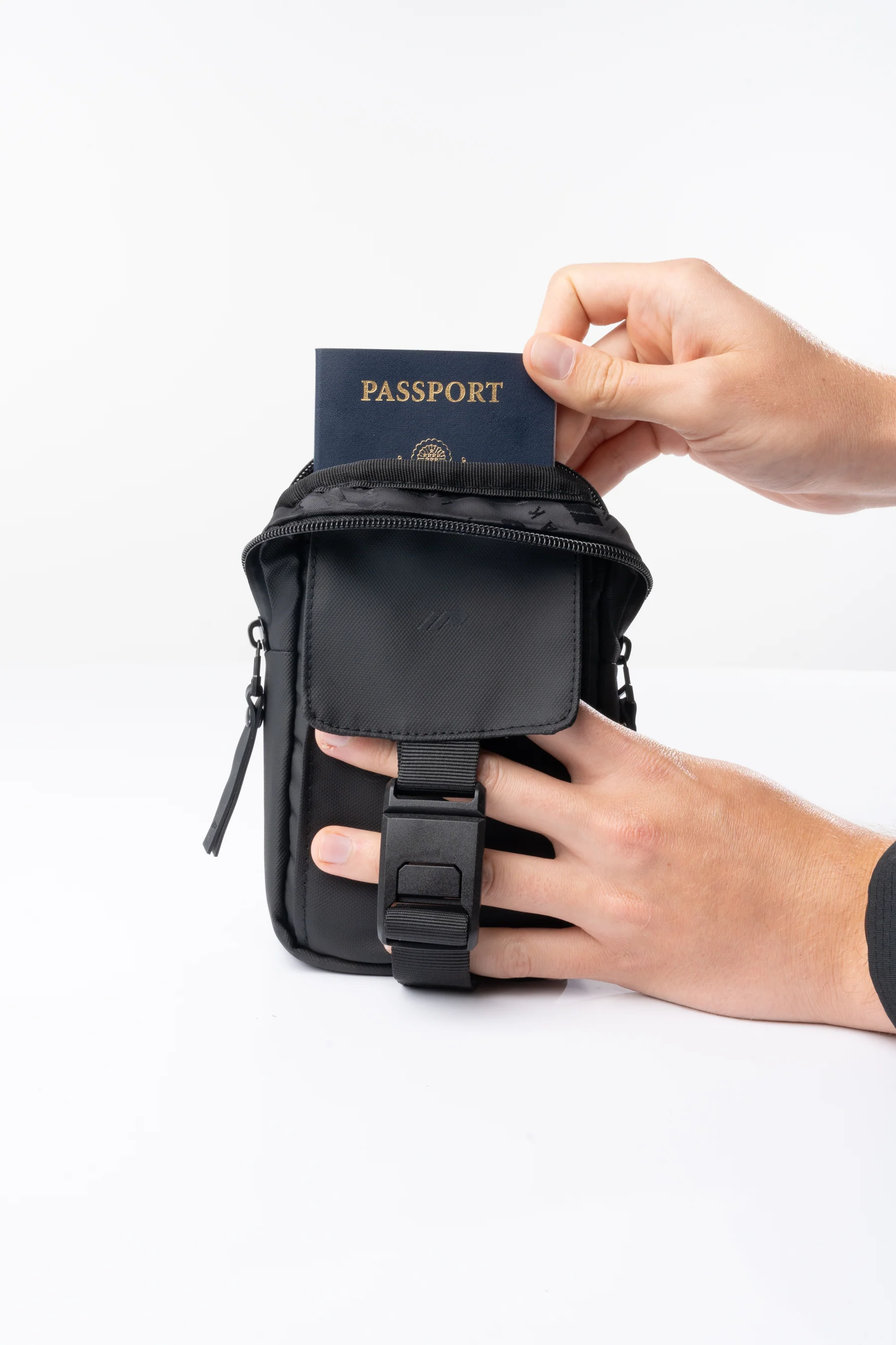 Utility Tech Crossbody - Black - Image 3