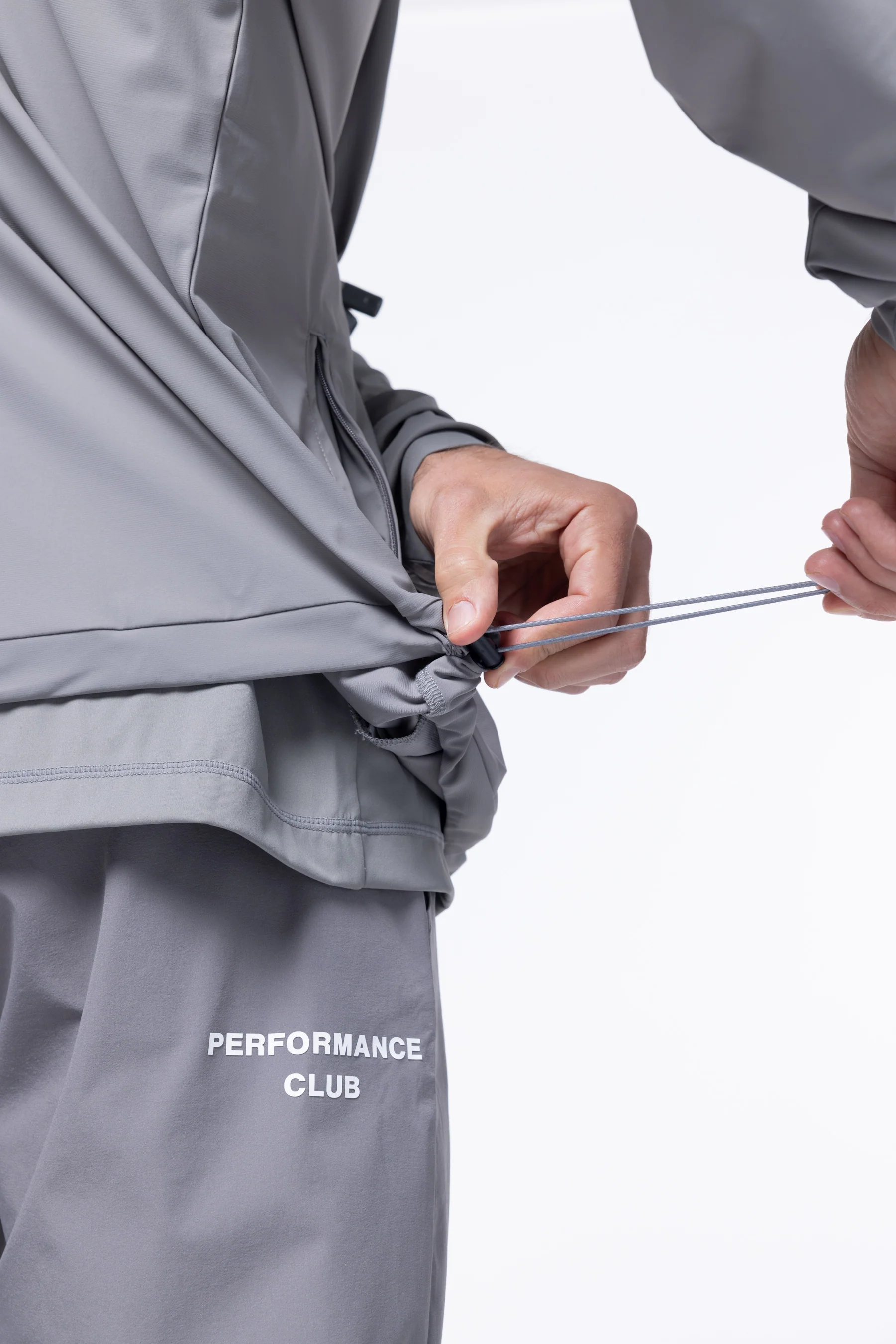 PERFORMANCE CLUB 1/4 ZIP JACKET - GREY - Image 7