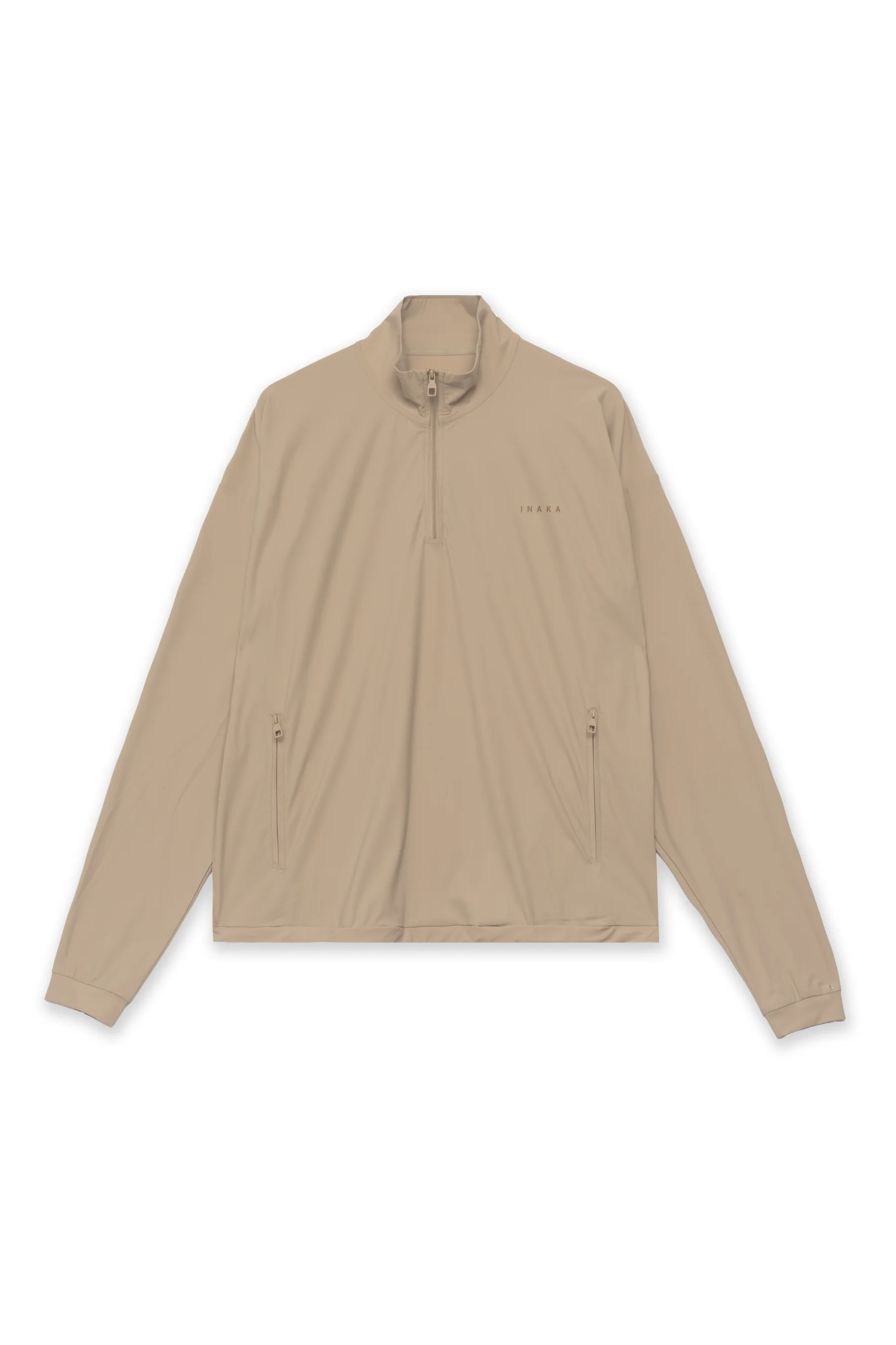 PERFORMANCE CLUB 1/4 ZIP JACKET - TAUPE - Image 2