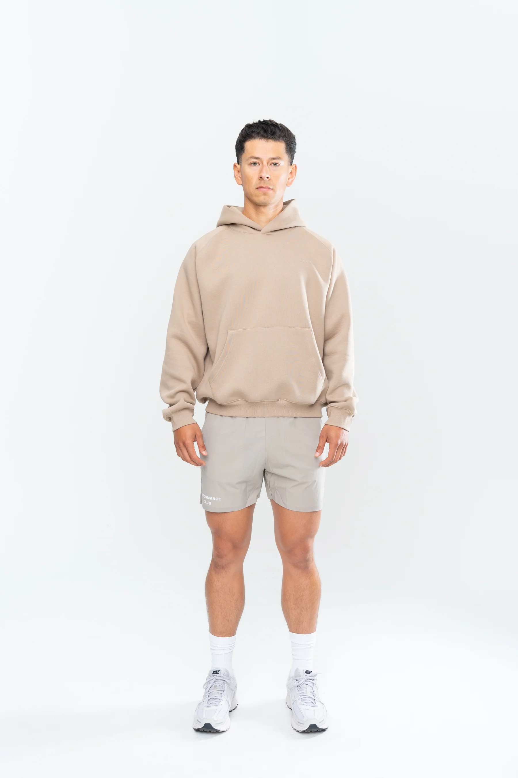 PERFORMANCE CLUB HOODIE - TAUPE - Image 3