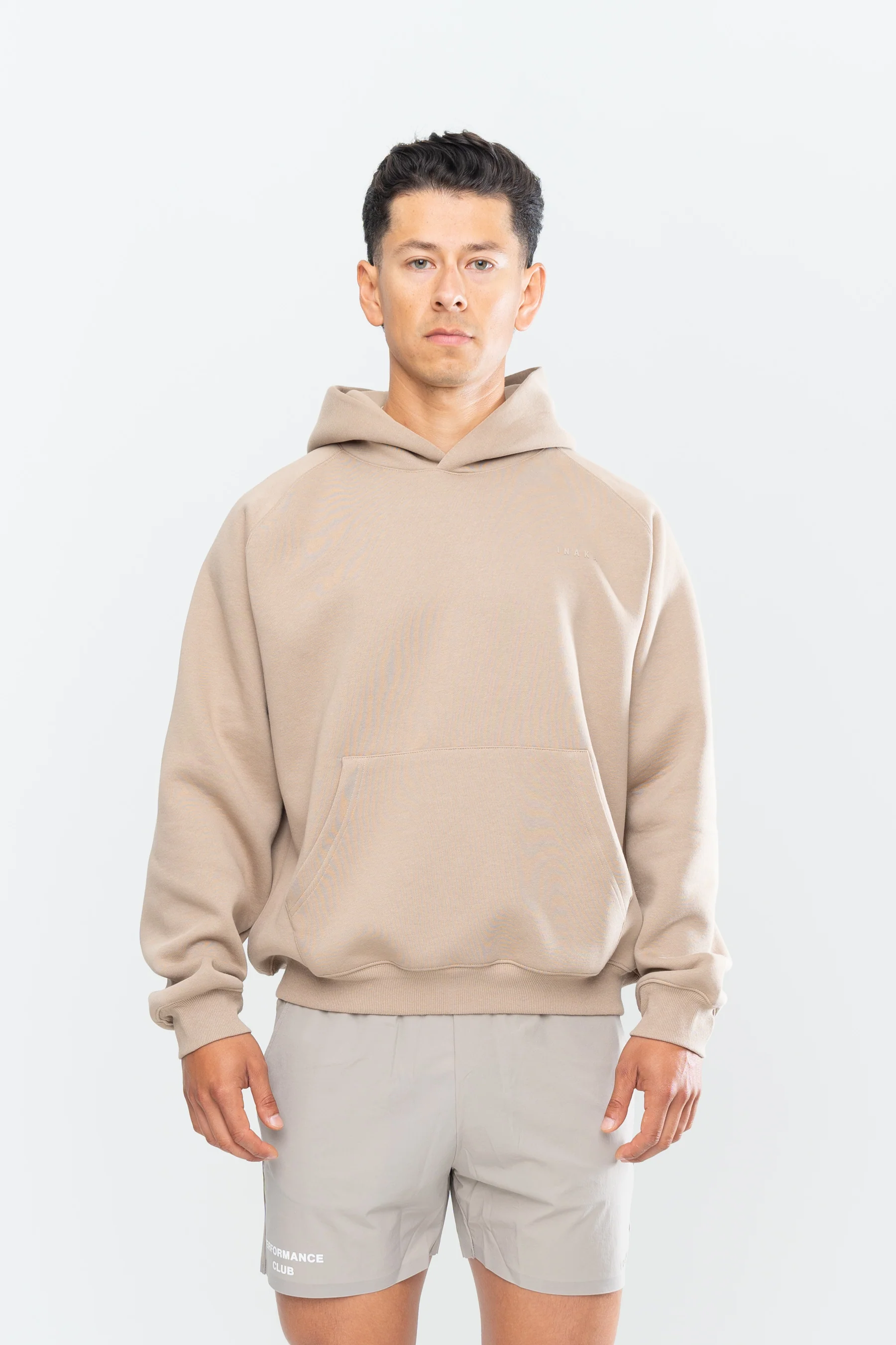 PERFORMANCE CLUB HOODIE - TAUPE - Image 4