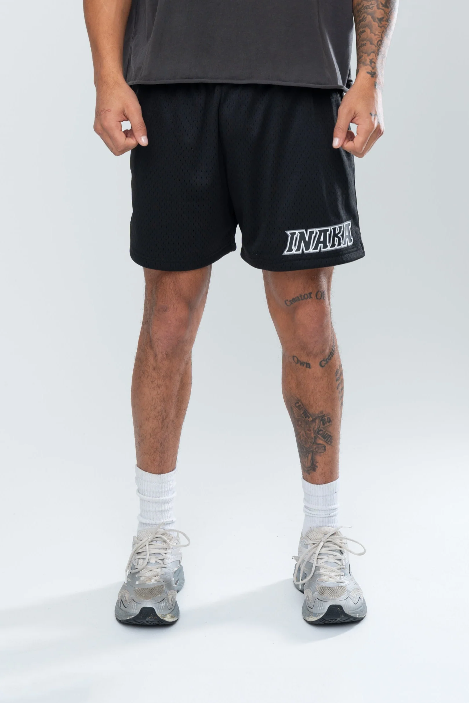 POWER SPORT MESH SHORTS - BLACK - Image 5