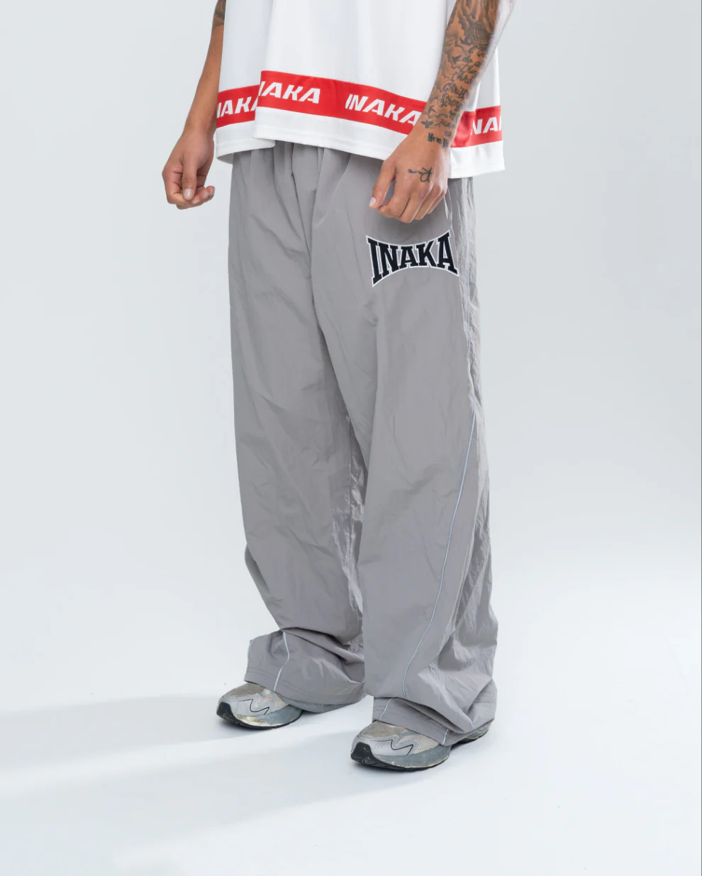 POWERSHOT BAGGY TRACKPANTS - GRAY - Image 4