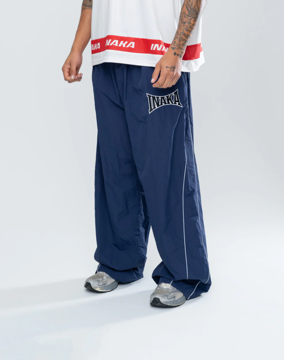 POWERSHOT BAGGY TRACKPANTS - NAVY - Image 4