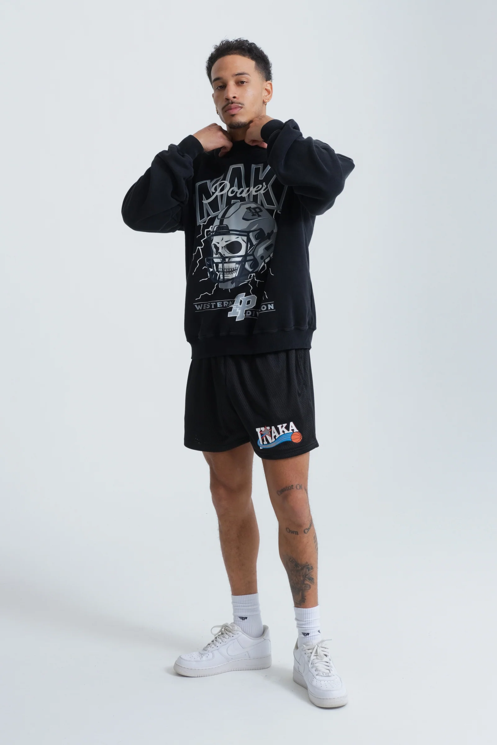 SKULL CREWNECK - RAIDERS - Image 4