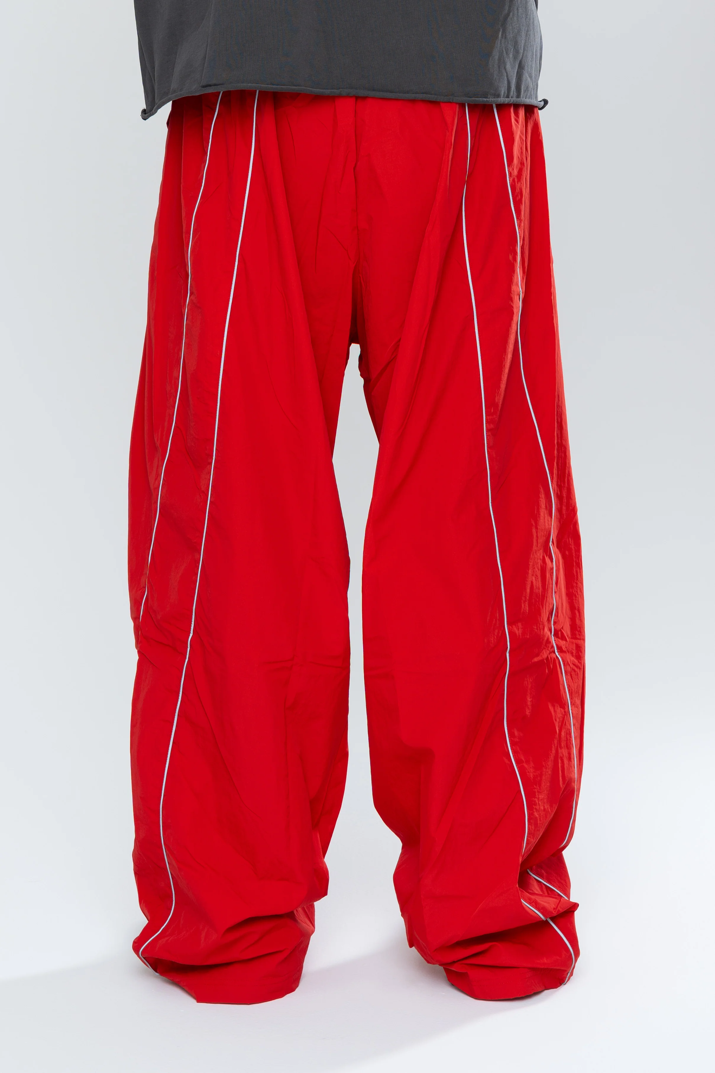 SPORTSWEAR BAGGY TRACK PANTS - RED - Image 7