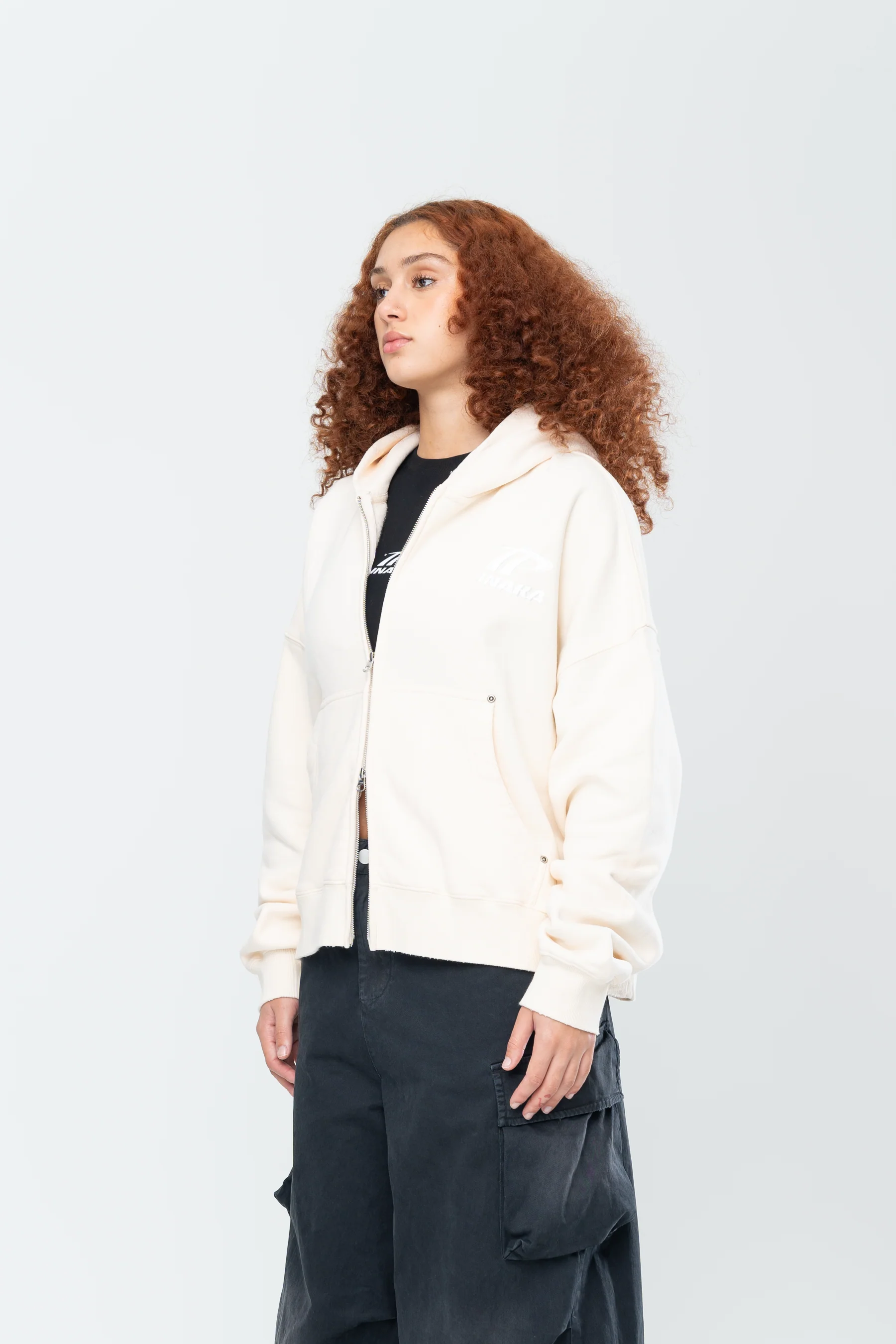 SPORTSWEAR DOUBLE ZIP HOODIE - BEIGE - Image 18