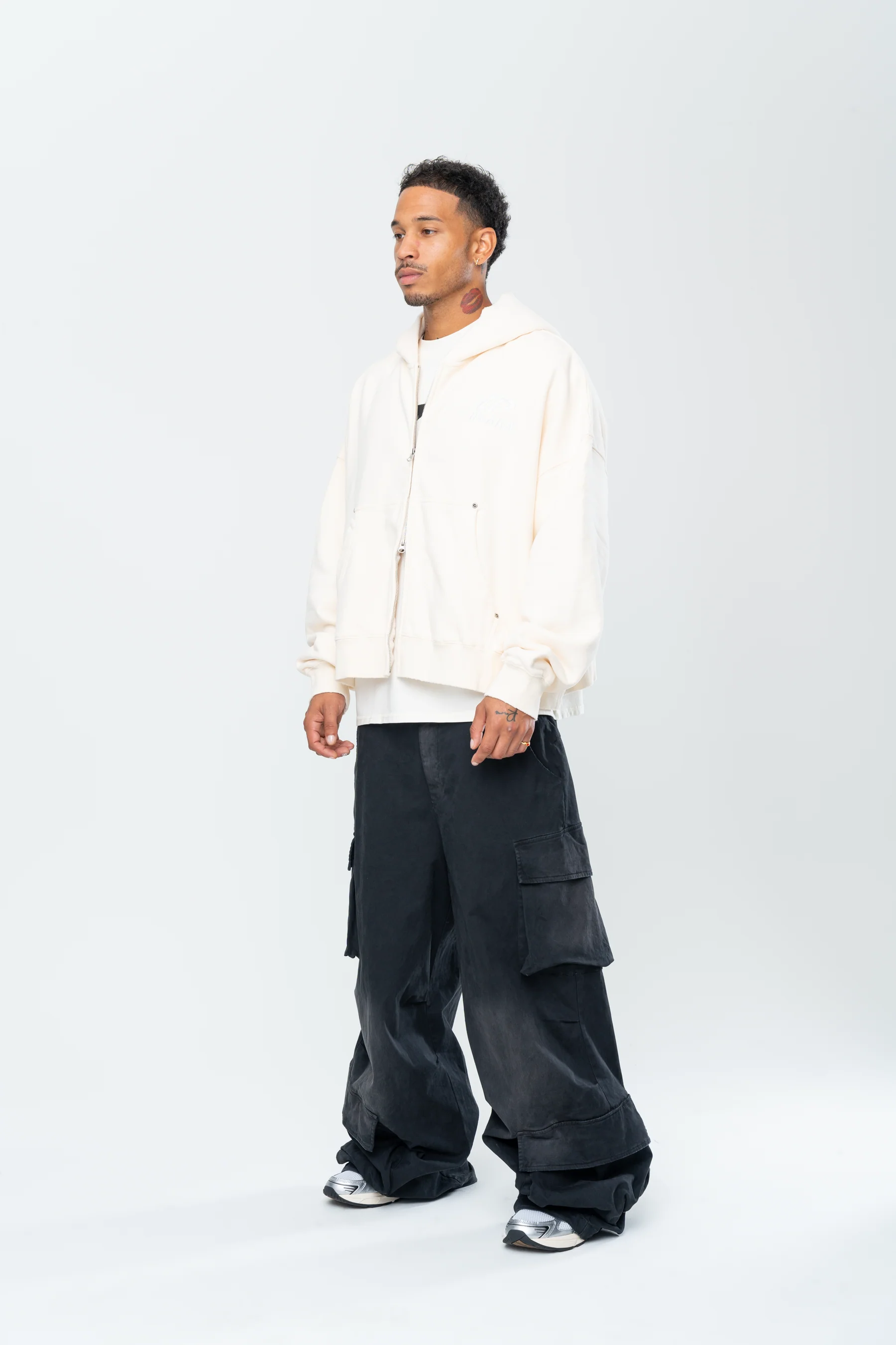 SPORTSWEAR DOUBLE ZIP HOODIE - BEIGE - Image 6