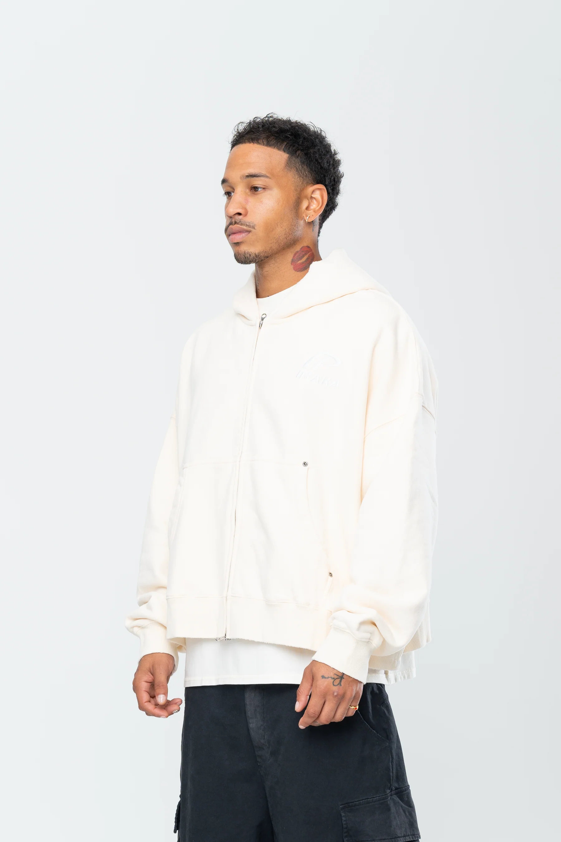 SPORTSWEAR DOUBLE ZIP HOODIE - BEIGE - Image 9