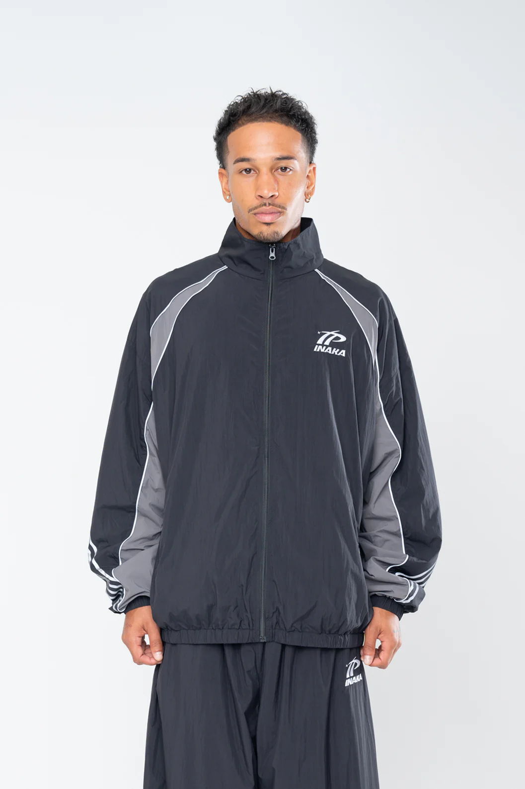 SPORTSWEAR TRACK JACKET - BLACK - Image 3