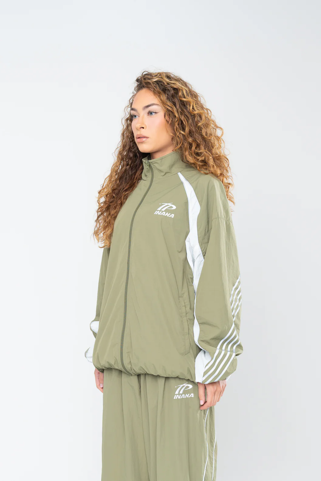 SPORTSWEAR TRACK JACKET - BURNT OLIVE - Image 11
