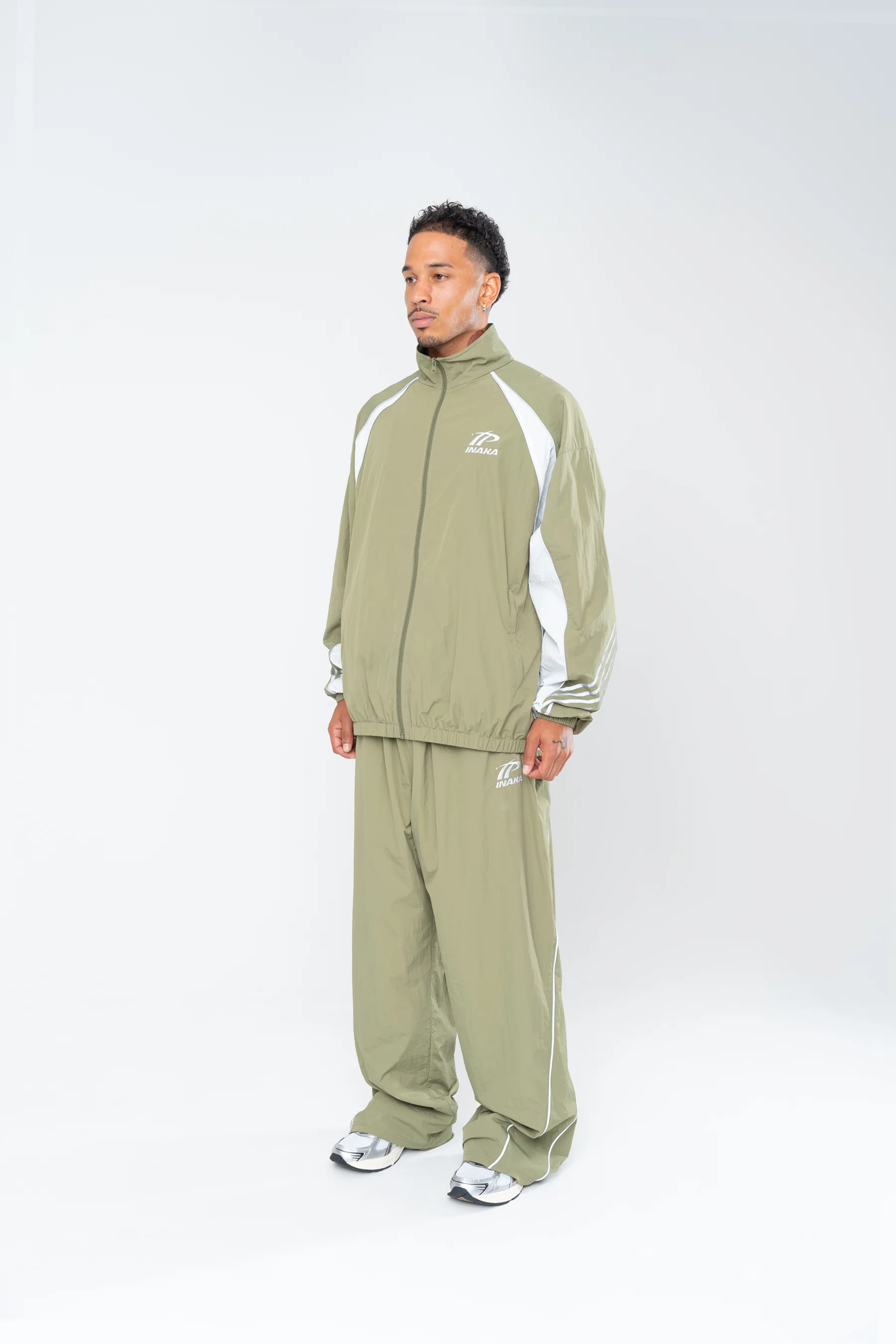 SPORTSWEAR TRACK JACKET - BURNT OLIVE - Image 4