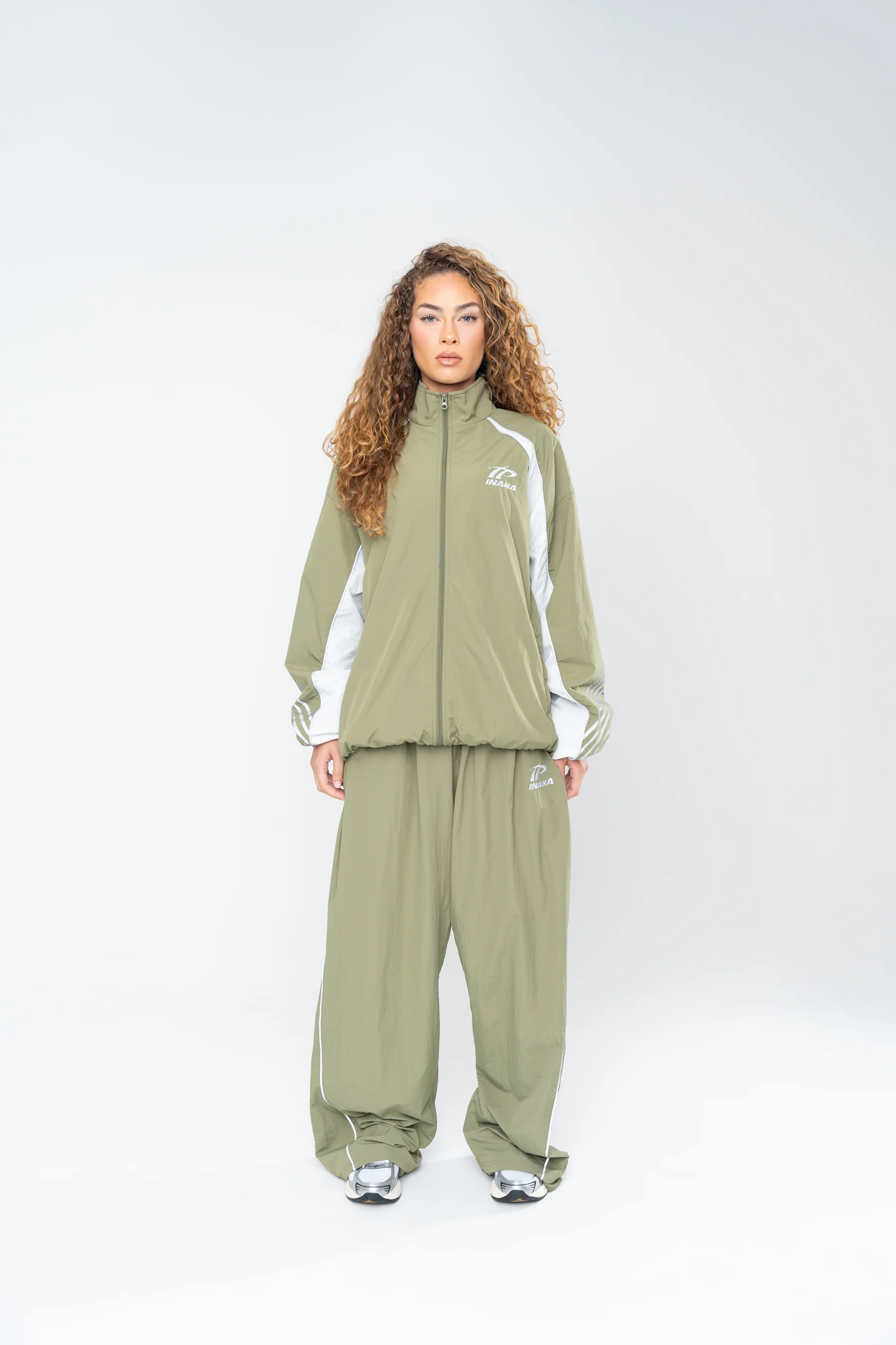 SPORTSWEAR TRACK JACKET - BURNT OLIVE - Image 8