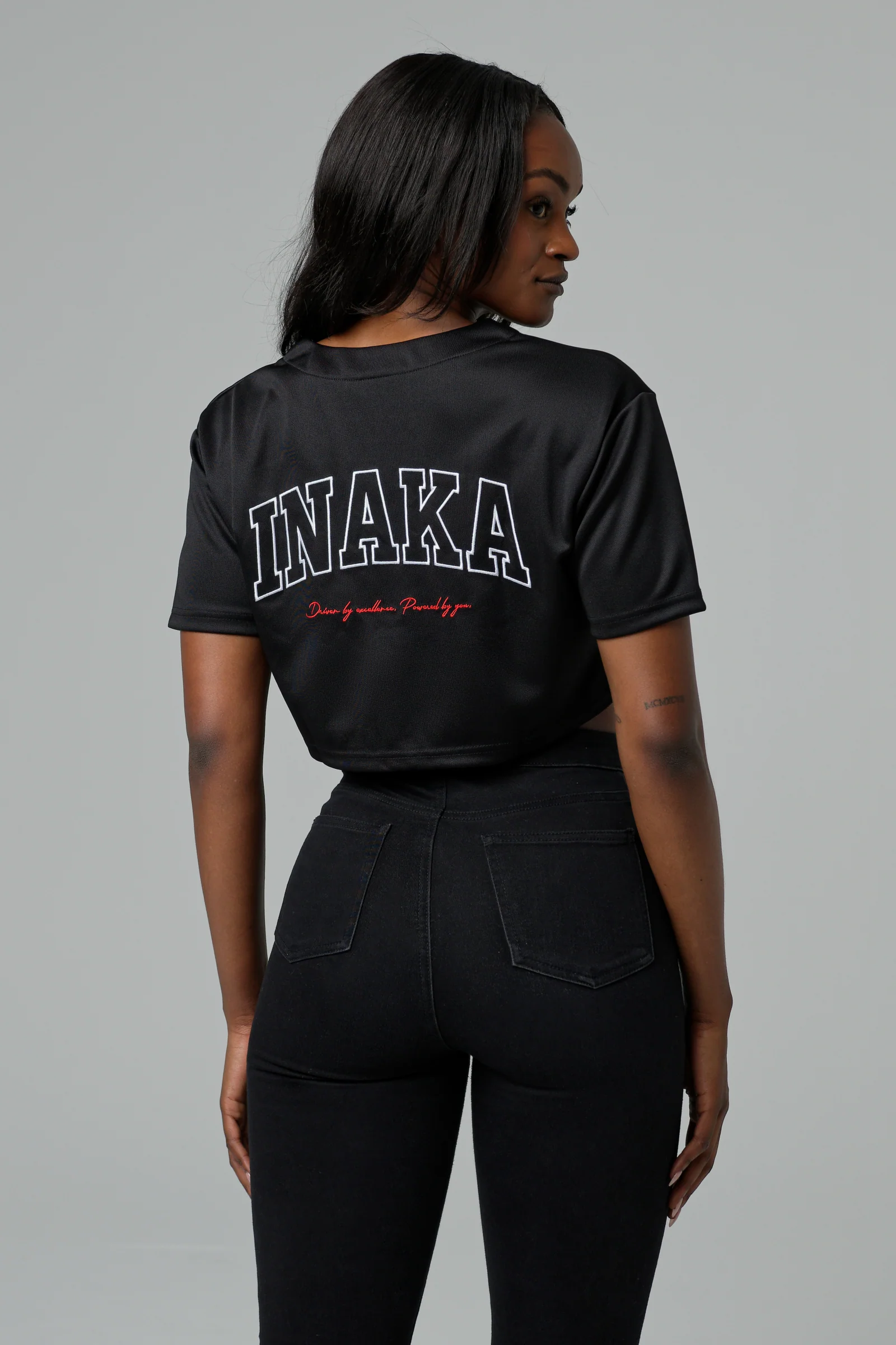 WOMEN'S IPRS CROPPED JERSEY - BLACK - Image 2