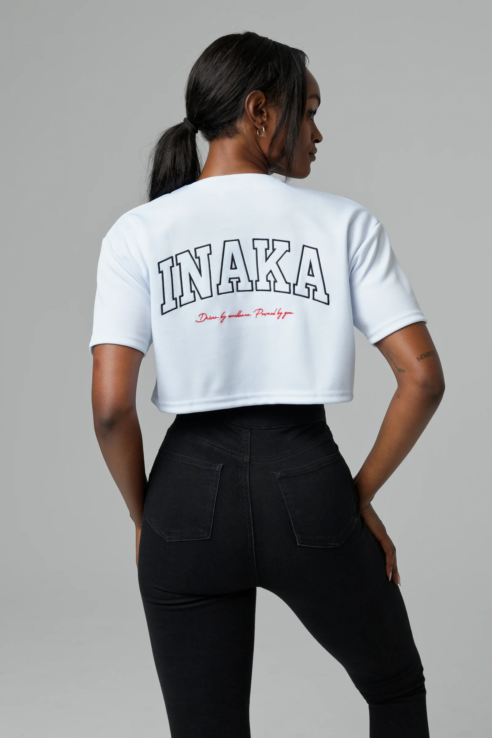 WOMEN'S IPRS CROPPED JERSEY - WHITE - Image 2